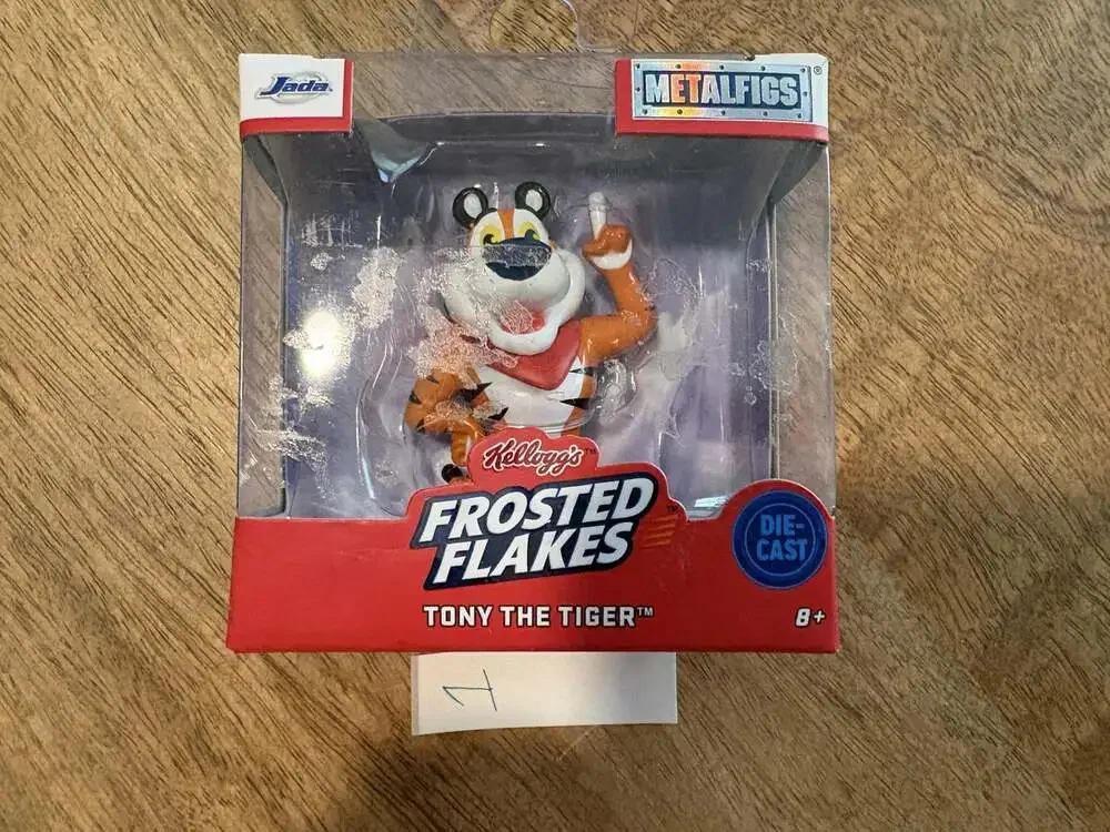 Jada Toys Metalfigs Kellogg's Frosted Flakes Tony The Tiger Diecast New Box Wear
